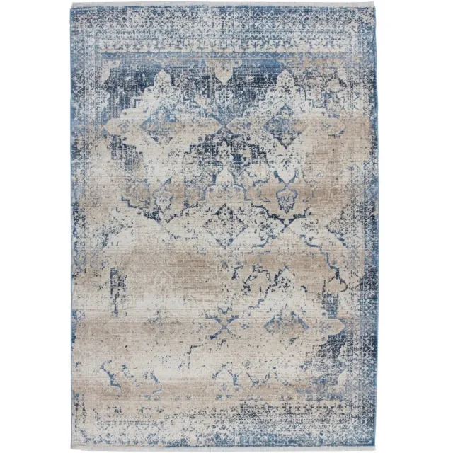 Dutch XXL Vintage Vloerkleed | Tapijt | Antigua | Verweerd | Crème/Blauw Crème / Blauw
