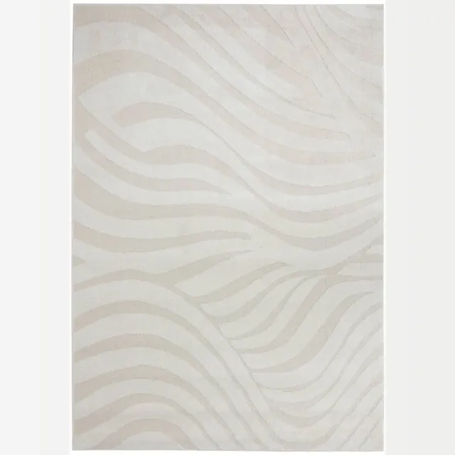Atmosphera Créateur d'intérieur® Vloerkleed ANOAI Blanc vague