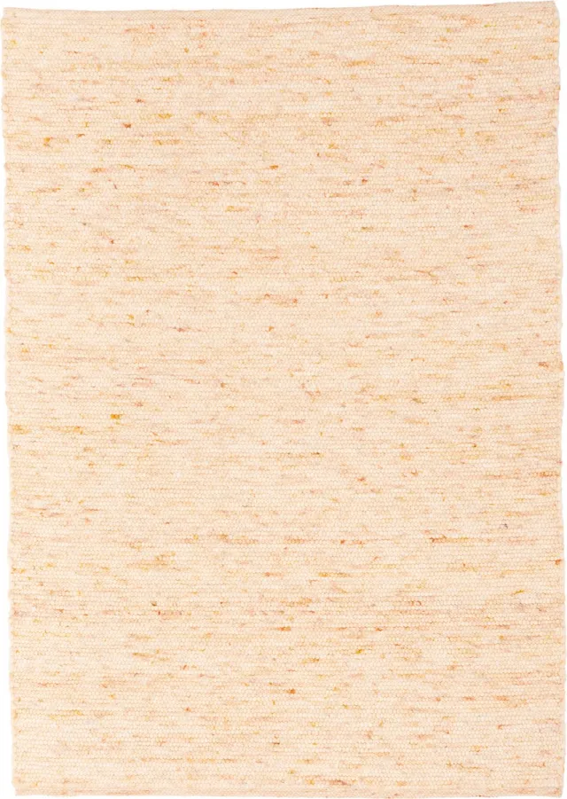Pergamon Natuurlijke wollen vloerkleed Nelson Mottled Oranje