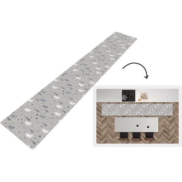 KitchenYeah Keukenloper - Keukenmat - Sokken - Patronen - Kerst - Keuken vloerkleed Multicolor