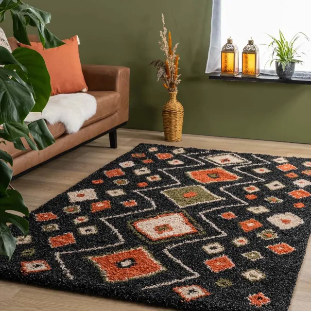 Boho&me Bohemian vloerkleed - Artisan antraciet/multi 80x150