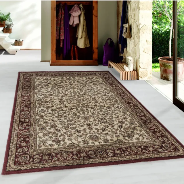 TapisTrend Oosters tapijt Room 160x230 cm Oosterse laagpolige woonkamertapijt met antiek sierpatroon, crèmekleurig