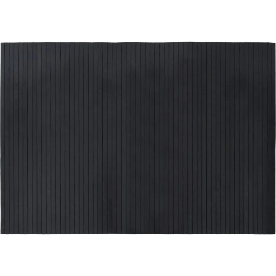 vidaXL Vloerkleed rechthoekig 70x100 cm bamboe zwart, foto 3
