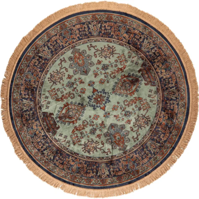 Puur Habo vloerkleed rond 160 cm groen