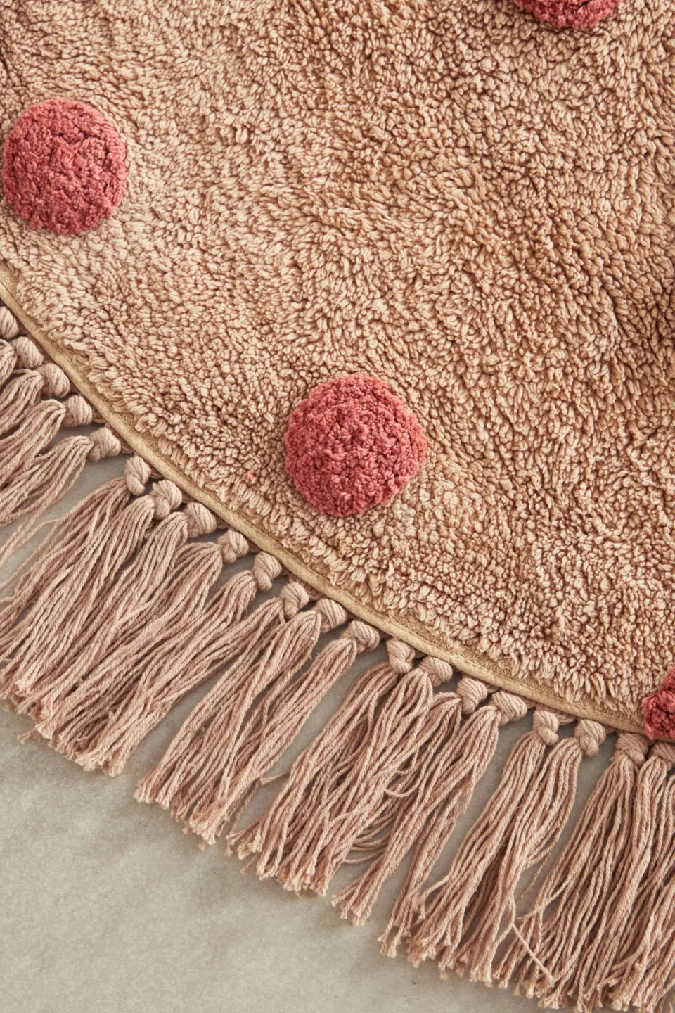 NOUS Kids Dots kindervloerkleed roze, foto 5