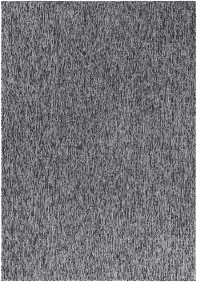 Ayyildiz Kortpolig vloerkleed, effen kleur - gewoon grijs, vloerkleed voor de woonkamer, vilten achterkant, afmeting: 120 cm rond