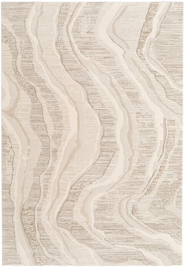 AFK Living Zacht design tapijt STRATA beige
