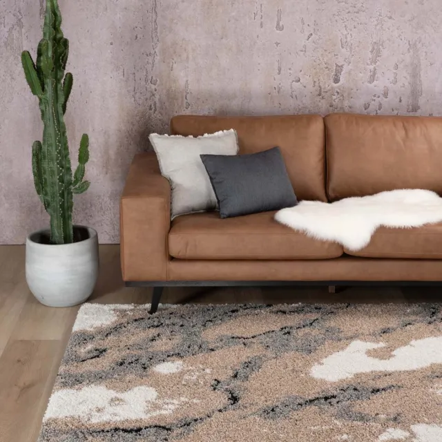 Boho&me Vloerkleed marmer - Marble Artisan beige 120x170