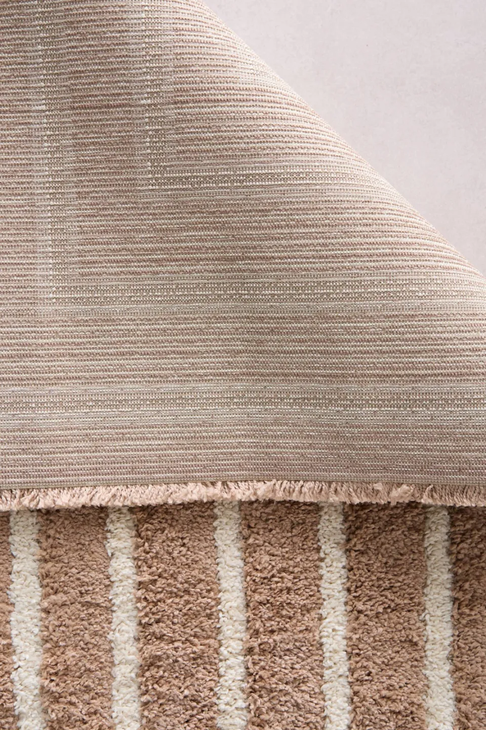 NOUS Living vloerkleed crème bruin, foto 4