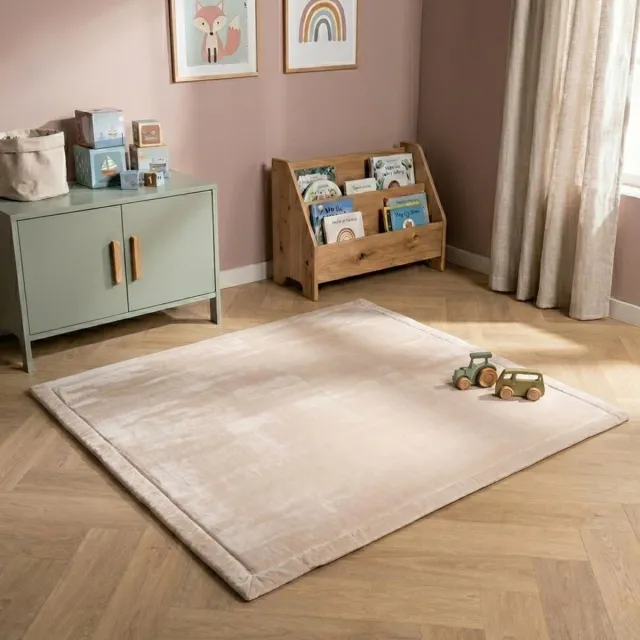 Little Olly Vierkante speelmat - Jip Beige | Wasbaar - 150x150cm