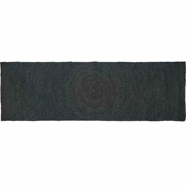 vidaXL Vloerkleden - Donkergrijs - 80 - x - 300 - cm - Jute