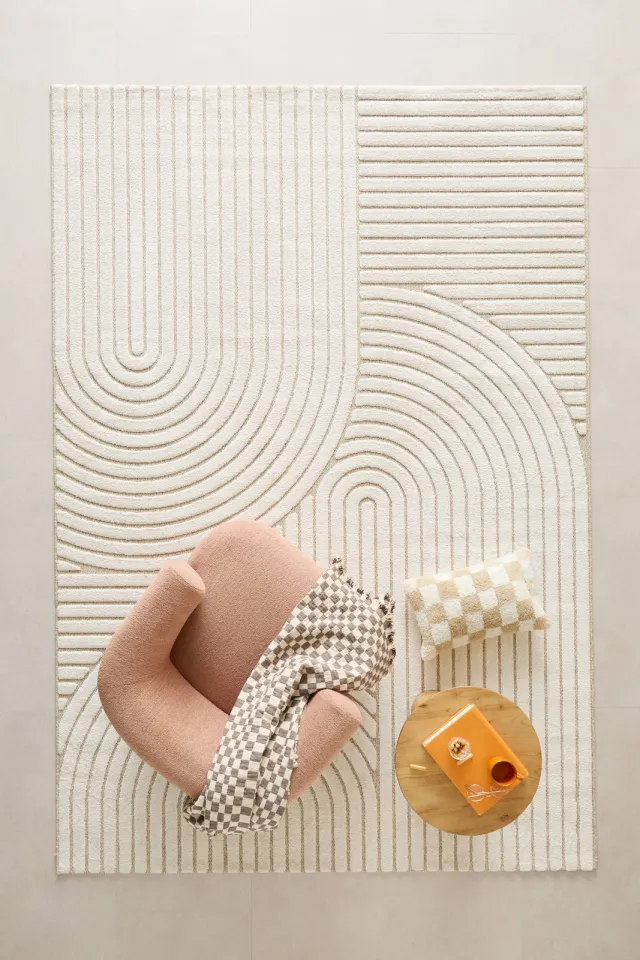 NOUS Living vloerkleed Tilly crème, foto 2
