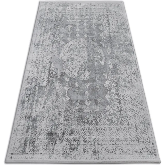 RUGSX Kleden Rugsx Tapijt ACRYL VALENCIA 2328 ORNAMENT donker grijsk 80x150 cm