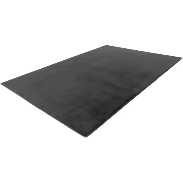 Lalee Vloerkleed - Fluffy Tapijt - Antislip Rug - Antraciet - Hoogpolig en Zacht - Modern en Veilig