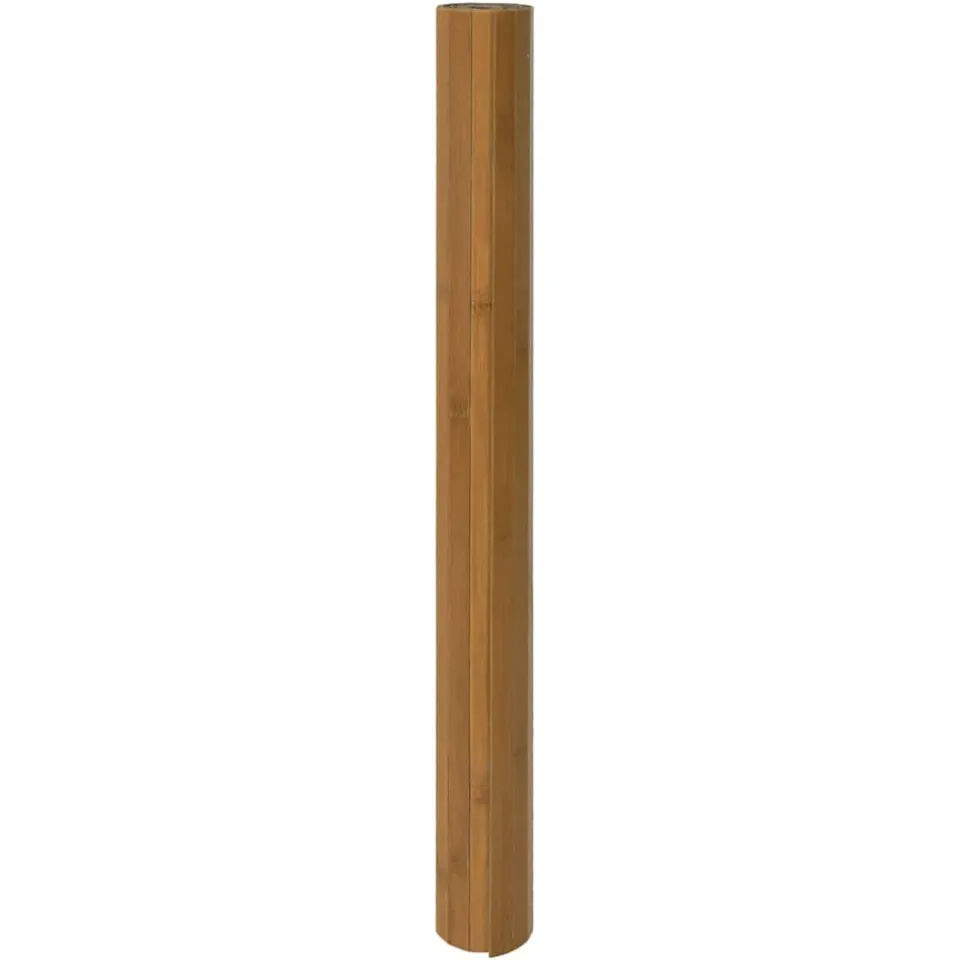 vidaXL Vloerkleed rechthoekig 70x100 cm bamboe bruin, foto 3