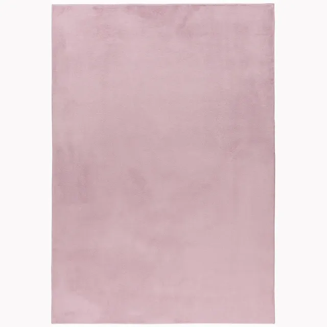 Dutch XXL Wasbaar Vloerkleed | Tapijt | Pouffy | Uni | Rosé | 60x110 cm