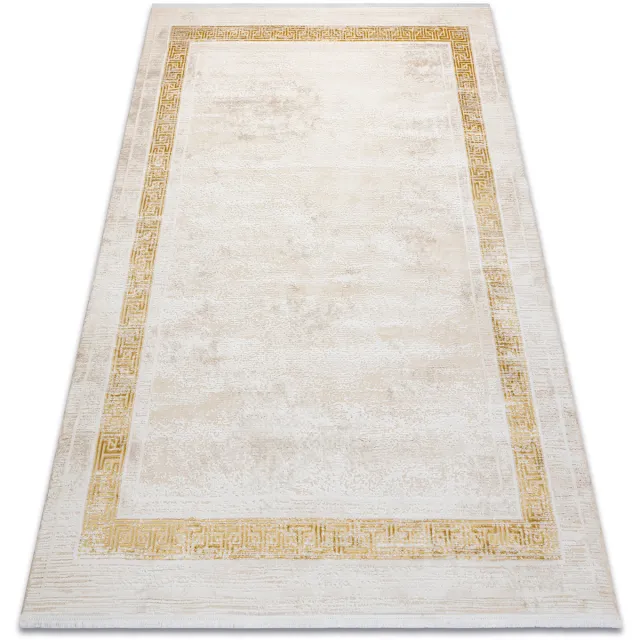 RUGSX Kleden Rugsx Modern tapijt DUKE 51524 crème / goud 240x330 cm Beige
