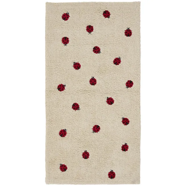 Kwantum Ladybird vloerkleed beige