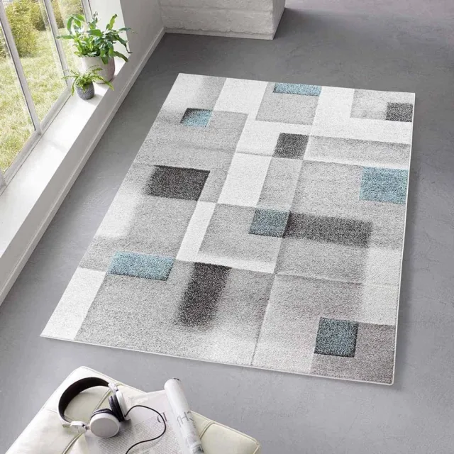 TrueWeave Modern vloerkleed - Cleo grijs/blauw