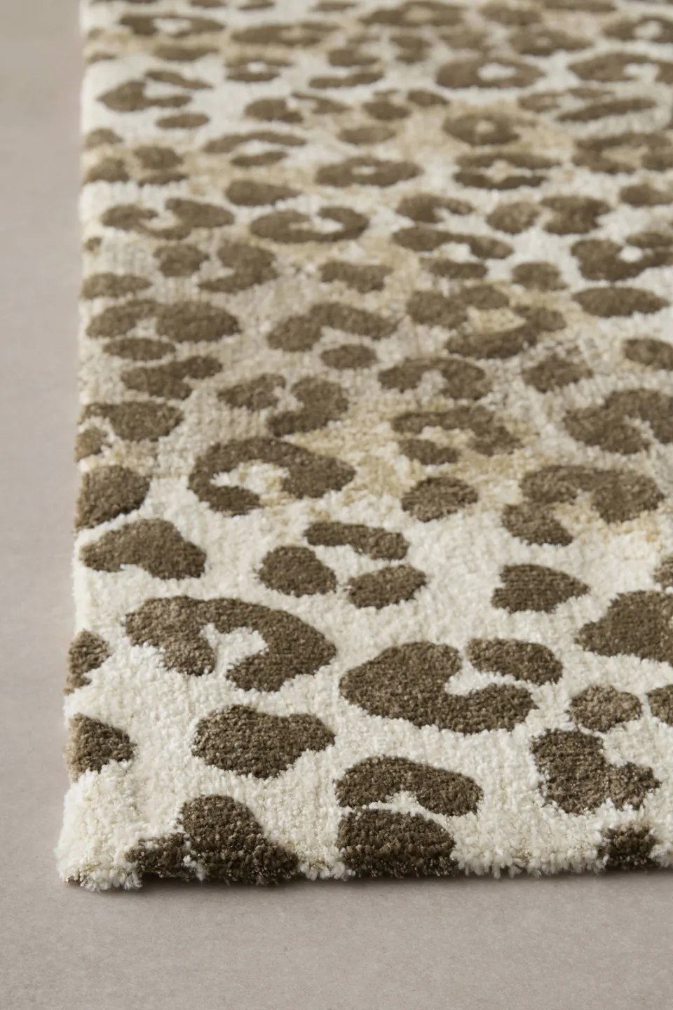 NOUS Living vloerkleed panterprint crème/donkerbruin, foto 2