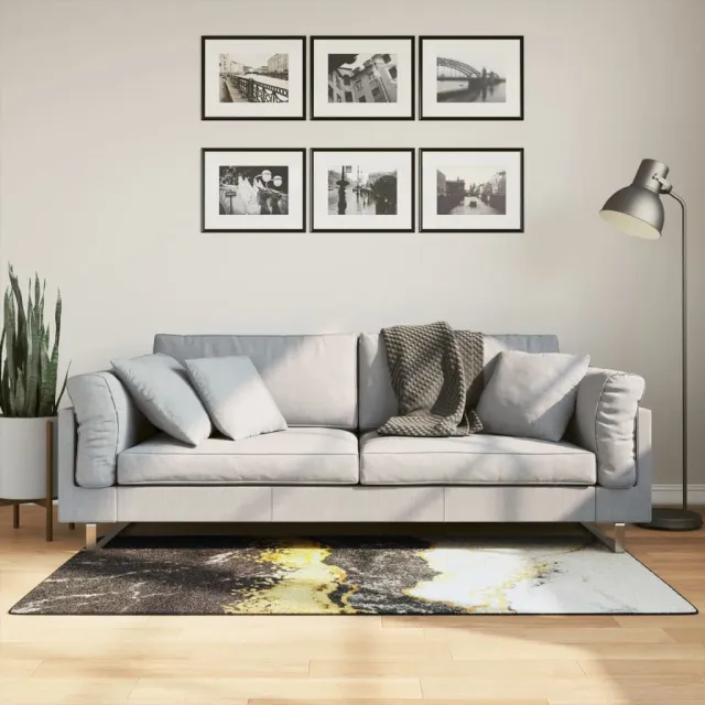 vidaXL Vloerkleed wasbaar 80x150 cm meerkleurig, foto 2