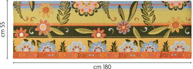 Excelsa Antislip Loper Excelsa Gipsy Soul Polyester En Chenille Veelkleurig 55x180 cm