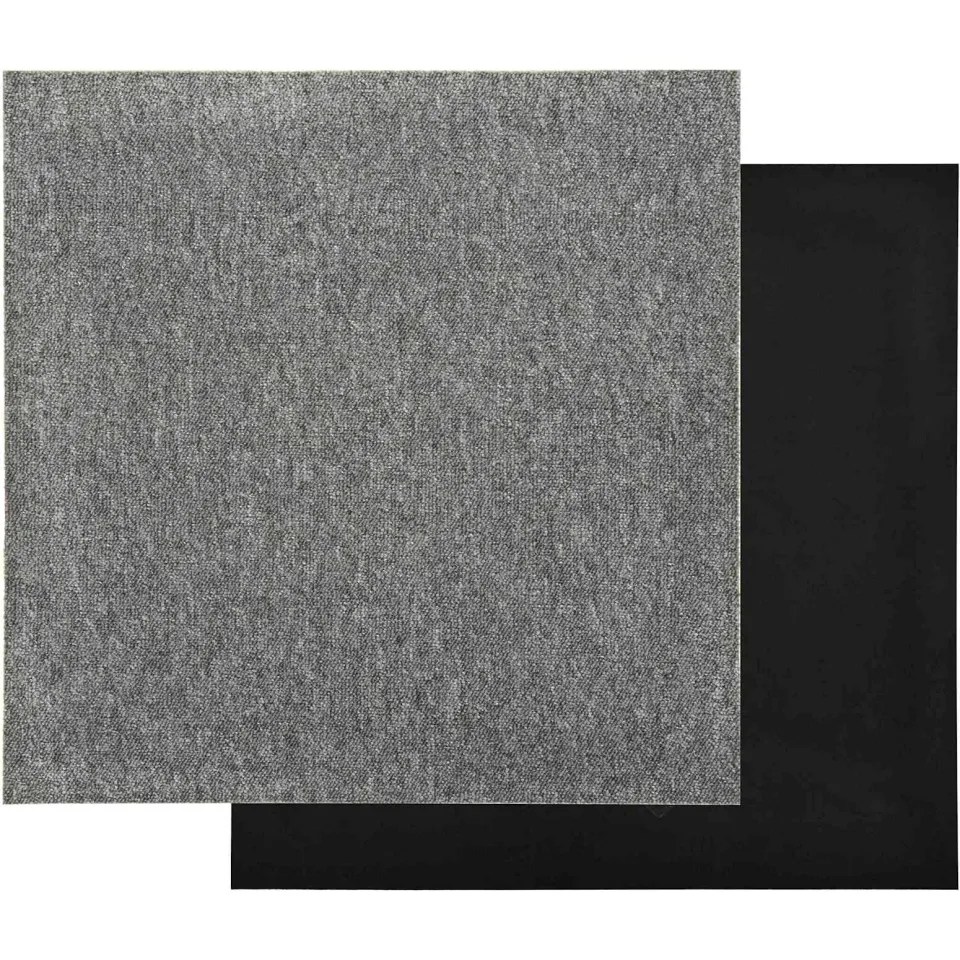 vidaXL Tapijt 20 st Grijs 50 x 50 cm 100% Polypropyleen