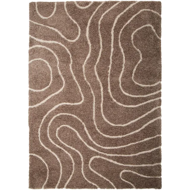 Kwantum Moura vloerkleed taupe