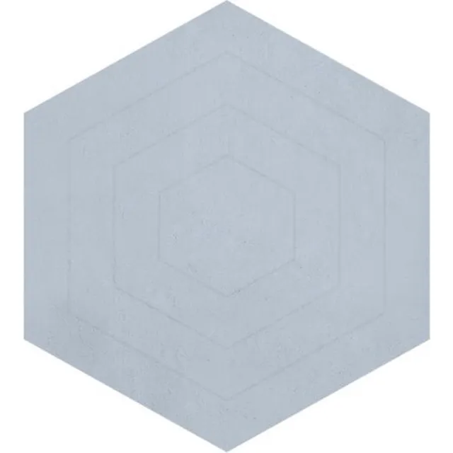 Lilipinso Vloerkleed Hexagon Blauw zeshoekig | Kinderkamer | Babykamer | Baby | Kinderen