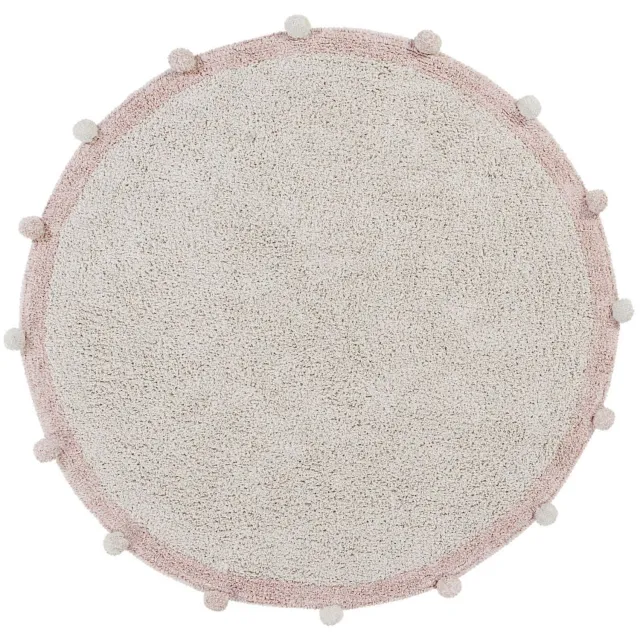 Lorena Canals Kinderspeelkleed - Bubbly Natural - Vintage Nude - Ø 120 cm