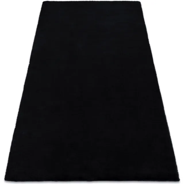 RUGSX Kleden Rugsx Tapijt BUNNY zwart IMITATIE konijnenvacht 200x290 cm