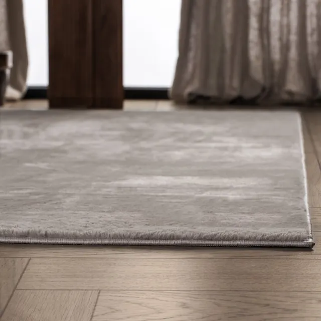 Carpetique Vloerkleed Rechthoek - 160x230 cm – Taupe - Antislip – Japandi & Scandinavisch Woonkamer Tapijt