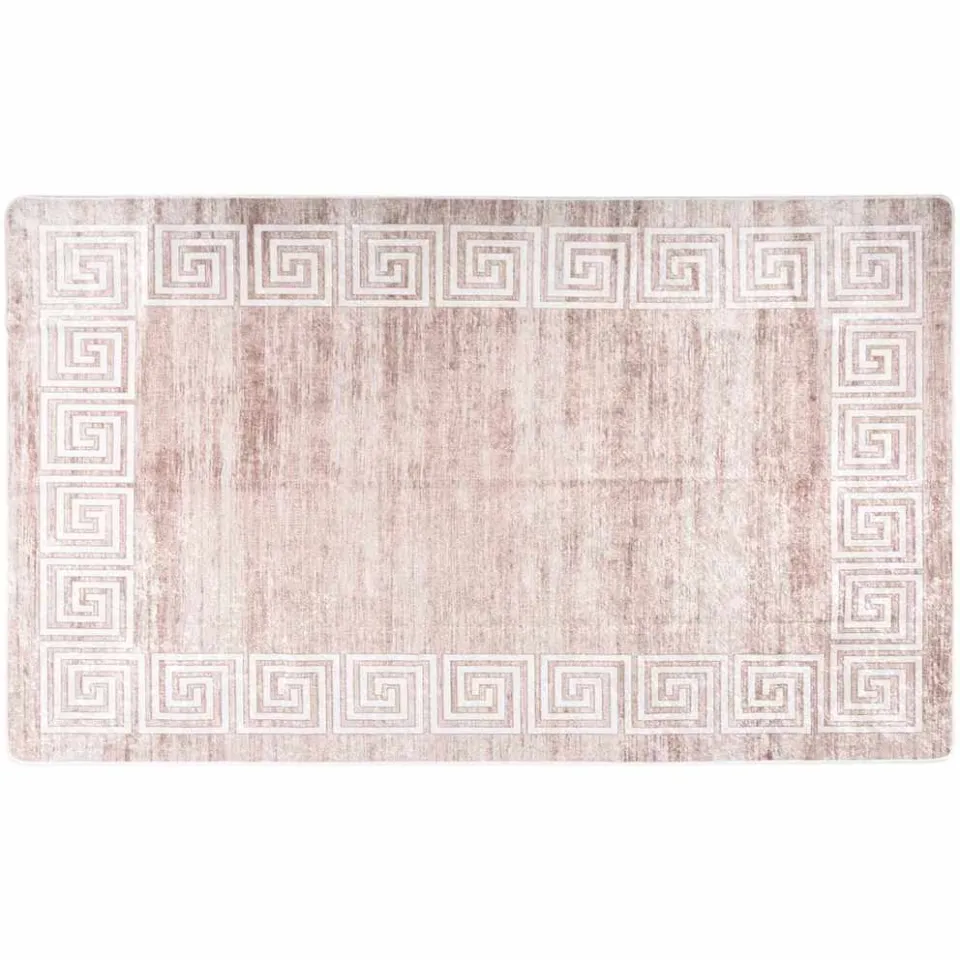 vidaXL Vloerkleed wasbaar 120x180 cm beige, foto 3