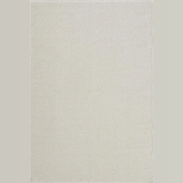 the carpet Boho Natur Wool Handgeweven wollen tapijt in natuurlijke Scandinavische boho-look, handgemaakt voor een unieke stijl Crème