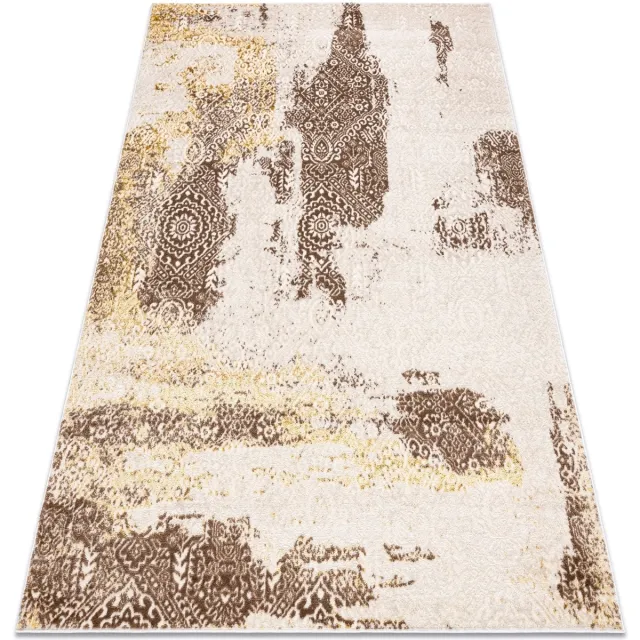 RUGSX Kleden Rugsx Tapijt MEFE modern 8731 Rosette vintage gewreven 140x190 cm Beige