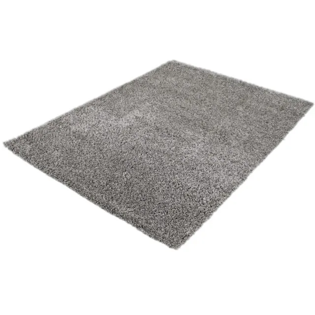 CNL Carpets Hoogpolig Vloerkleed Shaggy Ritual – Zacht & Comfortabel – Grijs – 120 x 170 cm