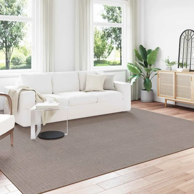 vidaXL Binnen kleed LUGO Crème en Taupe 200 x 280 cm Polyester, foto 2
