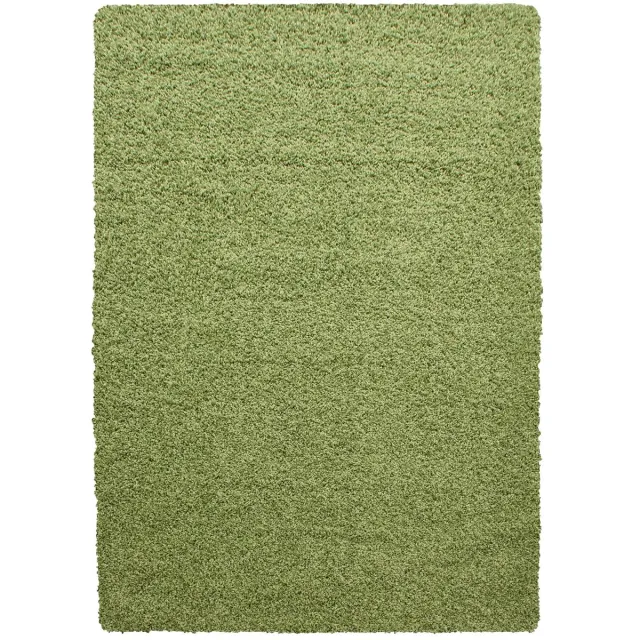 Dutch XXL Hoogpolig Vloerkleed | Tapijt | Shaggy | Life | Uni | Groen | 200x290 cm