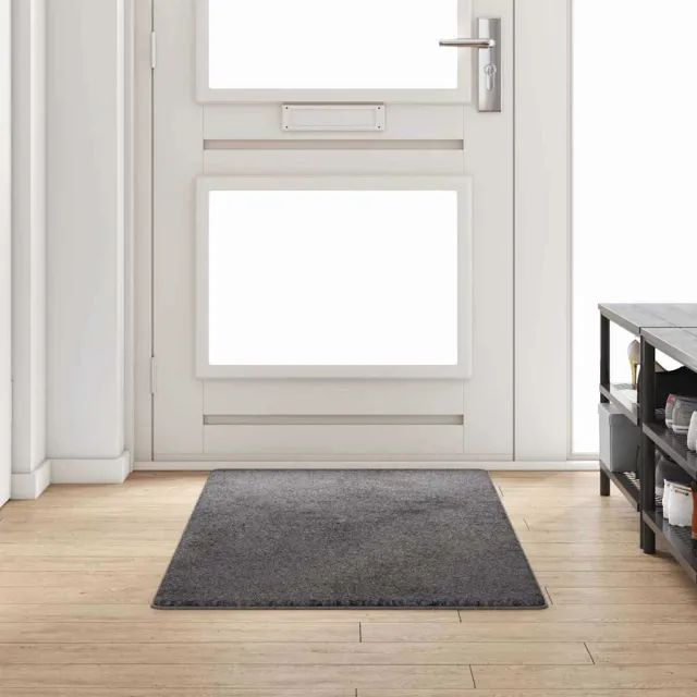 vidaXL Tapijt Loper Grijs 80 x 200 cm 100% Polypropylene Tuft, foto 2