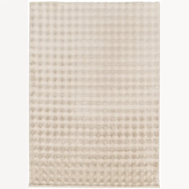 AFK Living Ultra zacht tapijt met 3D-effect KUMO beige