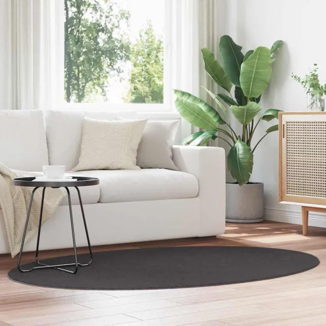 vidaXL Tapijt HUARTE Antraciet 120 x 170 cm 100% Polyester, foto 2