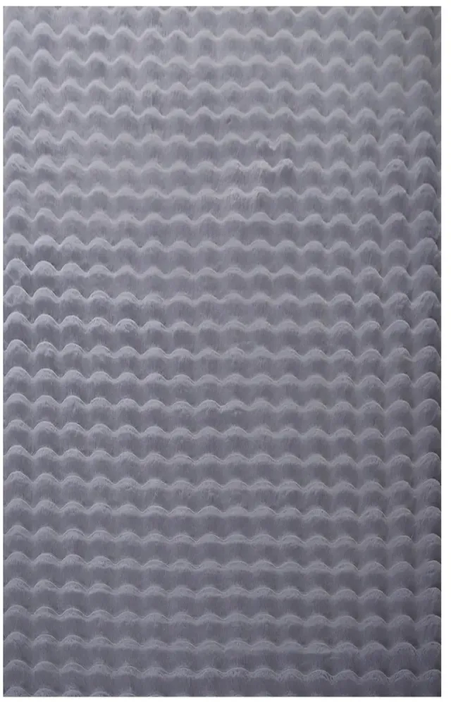 Dutch XXL Hoogpolig Vloerkleed | Tapijt | Ambiance | Ribbels | Grijs | 140x200 cm