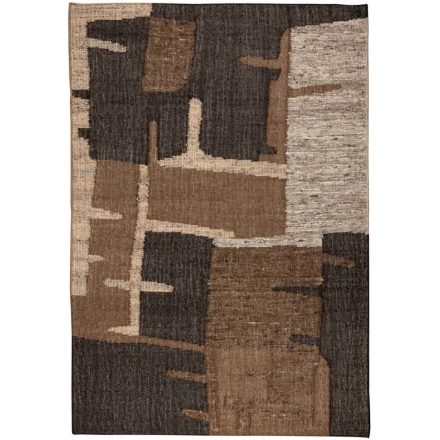 Dutchbone Briton vloerkleed beige Bruin