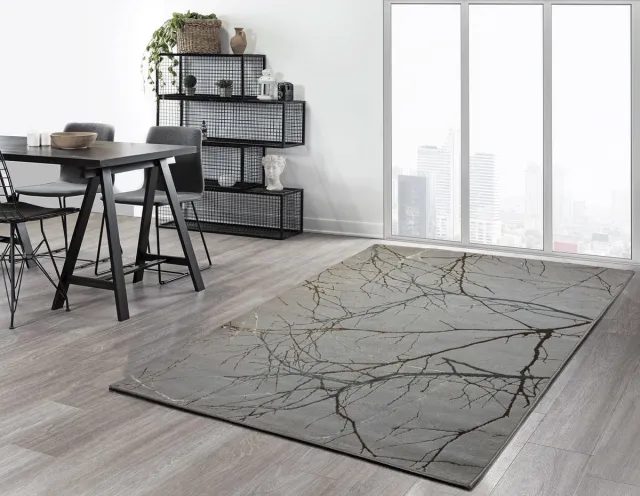 flycarpets MINYE MODERN GRIJS VLOERKLEED DESIGNER