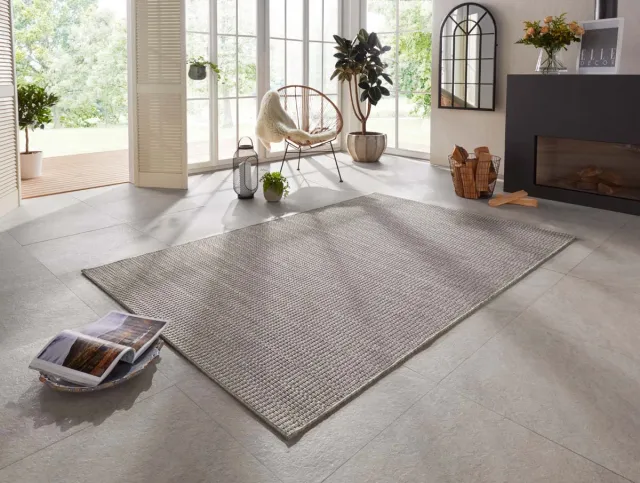 Elle Decoration Binnen & buitenkleed - Dreux grijs 200x290