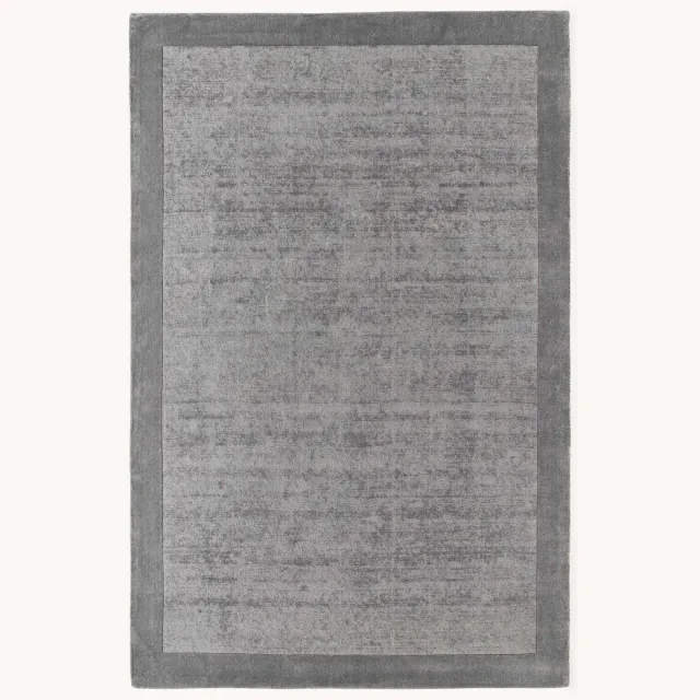 Westwing Collection Laagpolig vloerkleed Kari Grijs