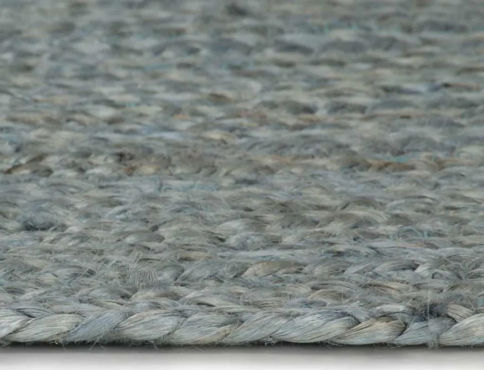 vidaXL Vloerkleed handgemaakt rond 90 cm jute olijfgroen, foto 3
