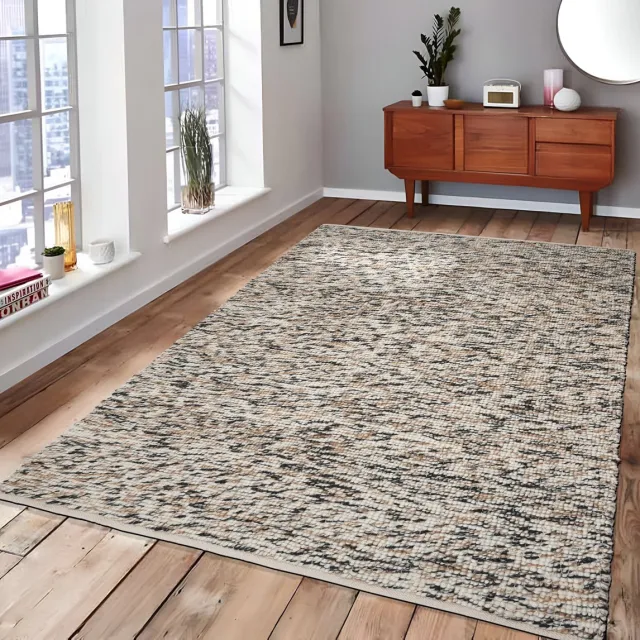 Giga Living Vloerkleed Heather Beige/Zwart 195x300cm - Giga Living