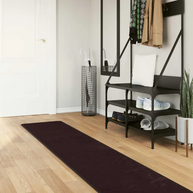 vidaXL Vloerkleedloper MARSA Antraciet 50 x 250 cm Polyester en PVC, foto 2
