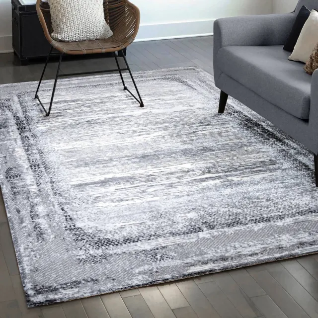 Muratap Fashion Relax Plus Laagpolig Vloerkleed Lichtgrijs- 80x300 CM